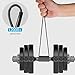 USB Certified Type C Cable - Quntis USB C Cable Fast Charging - 3Pack 3ft 6ft 10ft Nylon Braided USB C to USB A Cable Compatible with Samsung Galaxy S9 S8 Plus Moto Z2 Pixel XL LG V30 G6, Black
