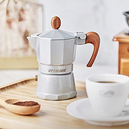 DYB Espressokocher Kleiner Moka-Topf-Induktion-Kaffee-Kaffee-Kaffeemaschinen Home Coffee Pot Office Make Coffee… – Bild 3