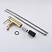 KES cUPC NSF Certified Brass Modern Bathroom Sink Faucet Single Handle Wash Basin Faucet Lavatory Tap Lead-Free Brass, Titanium Gold, L3100ALF-PG