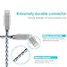 MFi Certified Lightning Cable,iPhone Charger 5 Pack(3/3/6/6/10FT)Extra Long Nylon Braided USB Charging&Syncing Cord Compatible with iPhone Xs/XR/XS Max/X/7/7Plus/8/8Plus/6S/6SPlus/5se/5s/5(White+Gray)