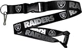 NFL Oakland Raiders Team Color Lanyard, 22-inches, Black