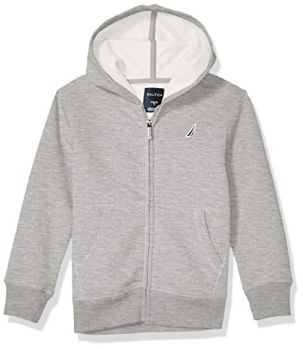 Nautica Boys' Fleece Basic Logo Full Zip Hoodie