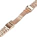 for Samsung Galaxy Watch 42mm/Active 40mm Bands, TRUMiRR 20mm Watch Band Stainless Steel Strap Bracelet with Watch Tool for Samsung Gear S2 Classic,Gear Sport R600, Rose Gold