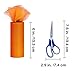 Supla 4 Colors Fall Autumn Tulle Rolls Orange Yellow Brown Tulle Fabric Ribbon Tulle Netting Rolls Spool - 6