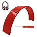 Replacement Headband Top head Band Repair Parts Compatible with Beats By Dr Dre Wireless Headphones - Red