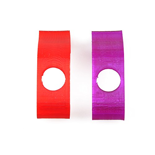 2pcs FPV Camera Lens Protection Shell for GEPRC GEP-LX5 X220 FPV Frame 3D Printing Camera Lens Protector Cover Case Red and Purple by Crazepony
