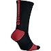 Nike Dri-FIT Elite Crew Basketball Socks Black/Varsity Red/Varsity Red Size X-Large
