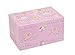 JewelKeeper Light Pink Ballerina Musical Jewelry Box with Pullout Drawer, Jewel Storage Organizer Case, Swan Lake Tune