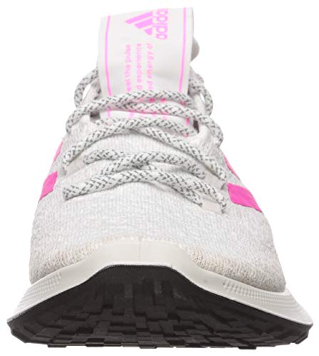 adidas Women's SenseBOUNCE + Running Shoe, White/Shock Pink/Grey, 6.5 M US | Pricepulse