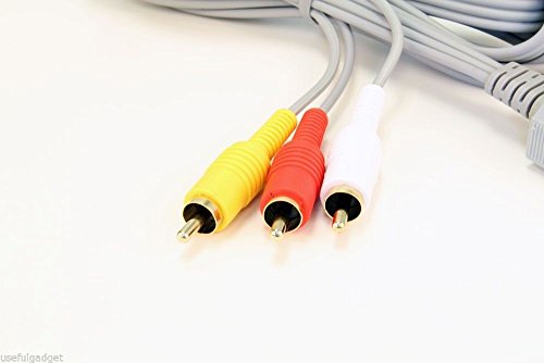 Audio Video AV Composite 3 RCA Cable for Nintendo Wii NEW US SELLER - Thumbnail 3