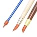 COMIART 3pcs Double Head Clay Color Shapers Rubber Tip Paint Drawing Blending Brushes