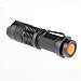 WINDFIRE Mini Tactical Flashlight CREE Q5 Red LED Ultra Bright Zoomable 200 Lumens 3-Mode AA/14500 Battery Powered Adjustable Focus Zoom Red Coyote Hog Hunting Light Lamp Torch (Red Light)