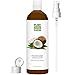 Fractionated Coconut Oil (Liquid) - with Pump + Free Recipe eBook! - Use with Essential Oils and Aromatherapy as a Carrier and Base Oil - Add to Roll-On Bottles for Easy Application (8oz)
