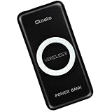 Qi Wireless Power Bank Cloele High Capacity 12000 Mah Portable Wireless Charger Pad External Battery Packs 2 in 1 with Dual Fast Charging Port for iPhone Xs iPhone Max Galaxy Note 8 S8 S9 and More