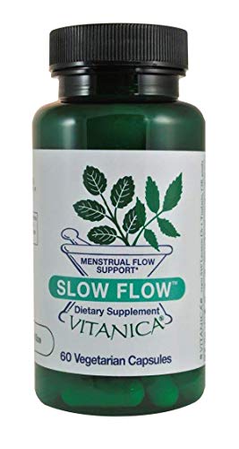 Vitanica, Slow Flow, Menstrual Flow Support, 60 Vegetarian Capsules
