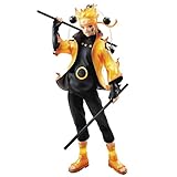 Siyushop Naruto Shippuden: Uzumaki Naruto GEM PVC Figure - Includes Weapons and Replaceable Faces - High 20CM