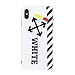 iPhone Xs Max Case Street Fashion Design, Flexible Durable Full-Protective Back Case Cover for iPhone Xs Max 6.5inch (White)