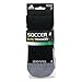 adidas Elite Traxion Soccer Socks, Black/White/Aluminum 2, Large/Men's 9-13/Women's 10-12