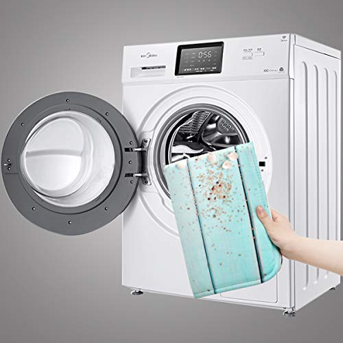 image for Uphome Memory Foam Bathroom Rugs Beach Shell Sea Collection Vintage Bo