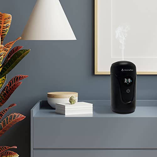 AromaPlan Black Portable Diffuser Waterless Essential Oil Diffuser