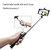 Selfie Stick, Baslo Compact Selfie Stick Extendable Bluetooth Selfie Stick for Mainstream Smart Phones (Black)