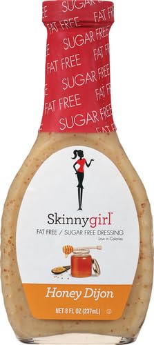 SKINNYGIRL SUGAR FREE GLUTEN FREE SALAD DRESSING, HONEY DIJON, 8 OUNCE