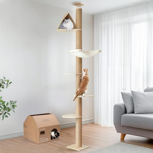 FUKUMARU Floor to Ceiling Cat Tree