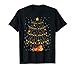 Funny Christmas Trombone Player Gifts Xmas Tree T-Shirt