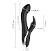Utimi Silicone Rabbit Vibrator 10 Modes G-spot Vibrator Rechargeable Clitoris Stimulator with Dual Powerful Motors
