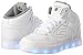 Skechers Kids Boys Energy Lights Sneaker,12 M US Little Kid,White