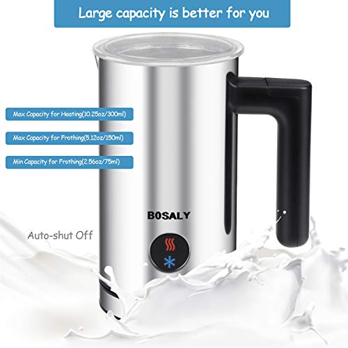 BOSALY Milk frother, Electric Milk Frother, Automatic Milk Steamer