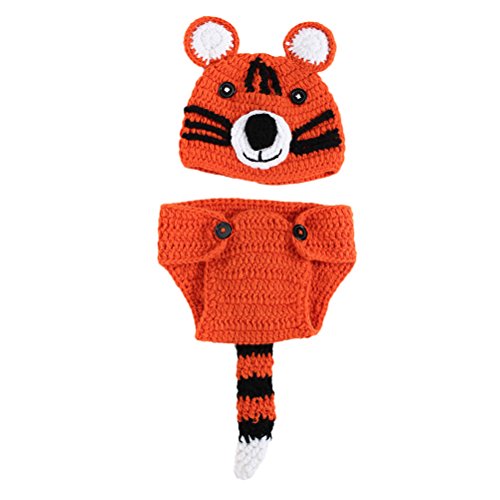 Zhuhaitf Fashion Baby Boy Girl Crochet Knit Costume Photo Prop Outfit 2219