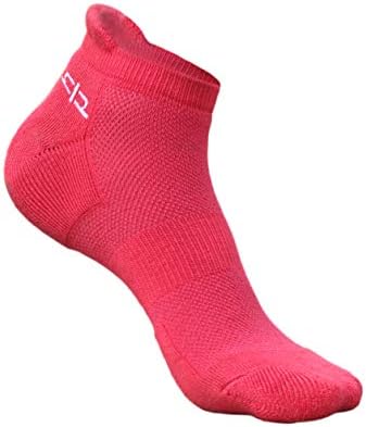 Bamboo Women's Ankle Socks for Running Sports & Gym, Black White Grey Pink Teal, Anti Odour Breathable Durable Anti Blister Perfect Size - UK 3 - UK 7 (22 cm to 25 cm)