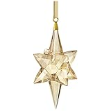 Swarovski Star Ornament, Goldtone Large