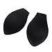 iiniim 2PCS Men's Enlarger Sexy Swimwear Penis Pouch Pad Swimming Trunk Swim Brief Shorts Underwear Pad Black One Size
