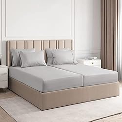 Split King 7 Piece Sheet Set - Breathable & Cooling