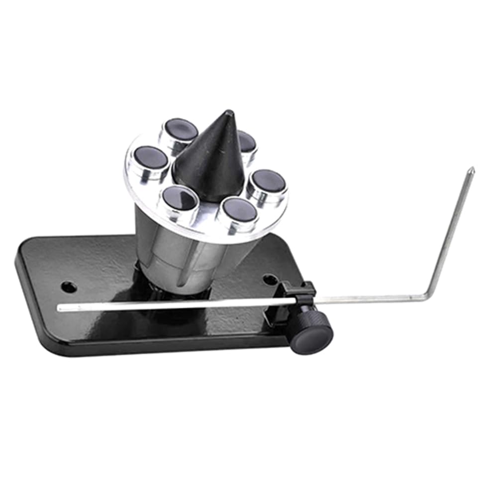 KJKVIVH Blade Balancer Replace for 339075B Lawn Mower Blade Balancer Magnetic Wall Mount 42-047 Black