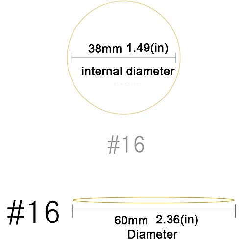 Rubber Bands 300pcs 4 Colours Small Rubber Bands for Office School Home size16 Elastic Hair Band
