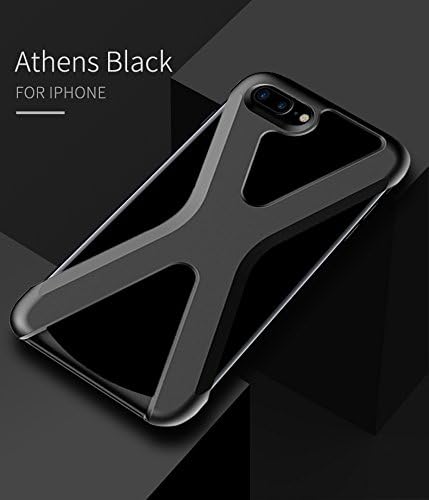 DAITE Series Case for Apple iPhone 8-Plus (2017) & 7-Plus (2016) - Shock Absorption - Wireless Charging Compatible Protective Case – iPhone 7+ and 8+ – Black Color