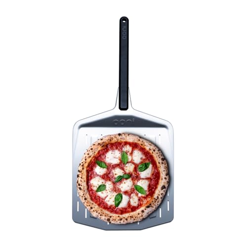 ooni 12” Perforated Pizza Peel – Aluminum Metal Pizza Peel 12 Inch,...
