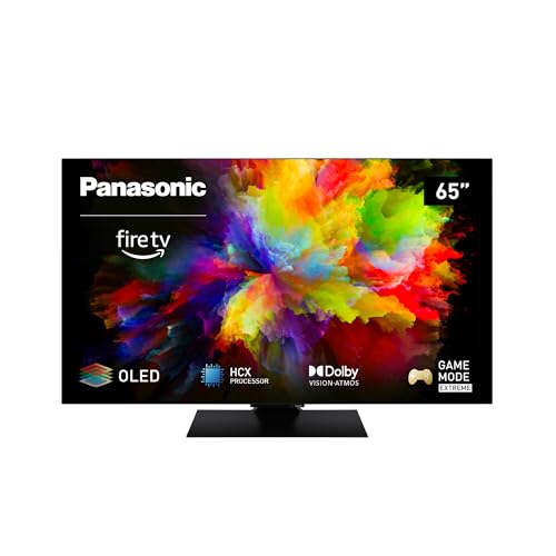 Panasonic TV-65Z80AEZ, Z80 Serie 65 Zoll 4K Ultra HD OLED Smart TV, 2024, Fire TV, Dolby Vision & Atmos, Game Mode Extreme, Alexa Sprachsteuerung, Airplay, Schwarz