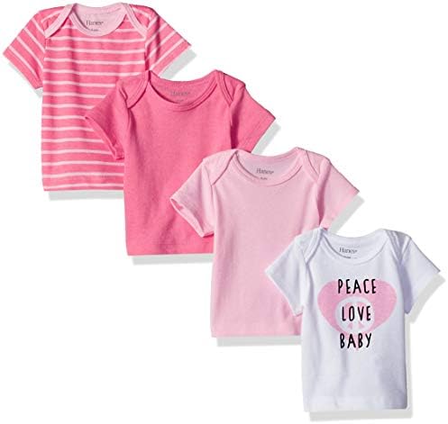Hanes Final Child Flexy 4 Pack Quick Sleeve Crew Tees
