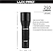 LUX-PRO: 250 Lumens Extreme TAC 500 Flashlight-Black