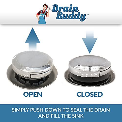 Drain Buddy Deluxe No Installation Clog Preventing Bathroom Sink