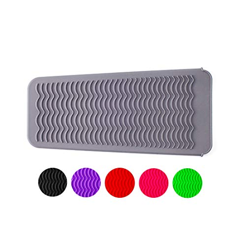 ZAKAA Heat Resistant Mat Pouch for Hair Crimping iron,Hair Curling Iron,Hair Curling Wands,Hair Straightening iron,Hair Waving Iron and Hot Hair Tools