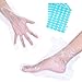 Bememo 200 Counts Paraffin Bath Liners, Hand and Foot Liners, Plastic Clear Gloves Paraffin Bath Wax Therapy Bags