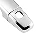 For Cruze/Malibu/Sonic/Regal 4pcs Exterior Door Handle Cover with Driver Side Keyhole (Chrome)