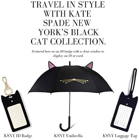 kate spade cat luggage tag