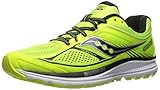 Saucony Men’s Guide 10 Running Shoes, Gelb (Citron/Black), 9.5 UK