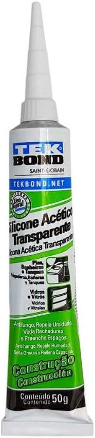 Silicone Acético Tekbond 406746 - 12x50g Branco